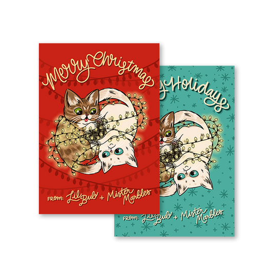 🎁 Holiday Tangle Cards - Set of 2 ($̶6̶.0̶0̶)