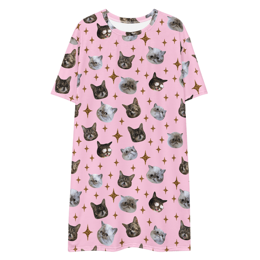 Tee Dress - Sparkle Pink