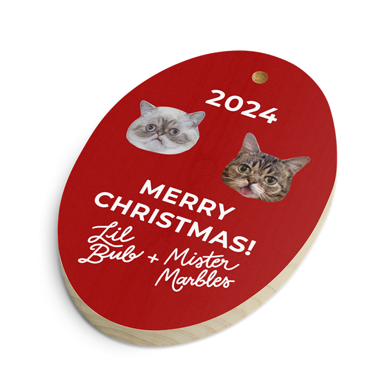 2024 Wooden Holiday Ornament