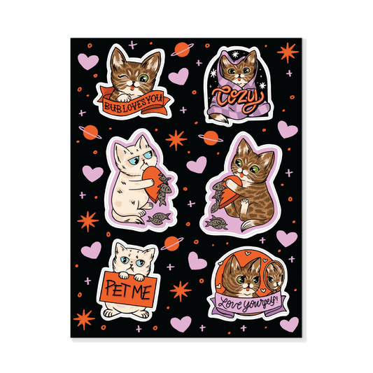 2024 Limited Edition Valentine's Vinyl Sticker Sheets